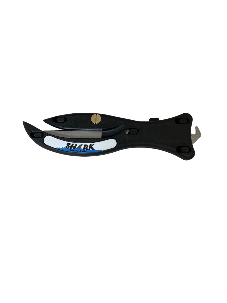 SHARK WITH RETRACTING HOOK BLADE - The Safety Knife Company